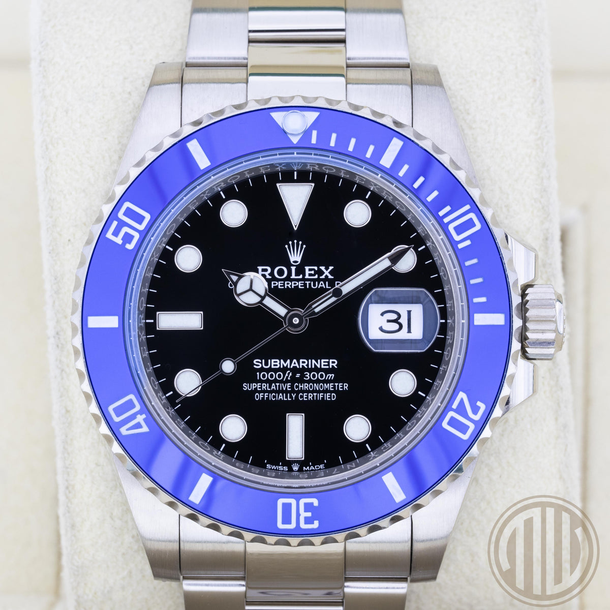 Rolex Submariner Date Smurf-Blue | 750 Whitegold | Box and Papers | 2022 | 126619LB