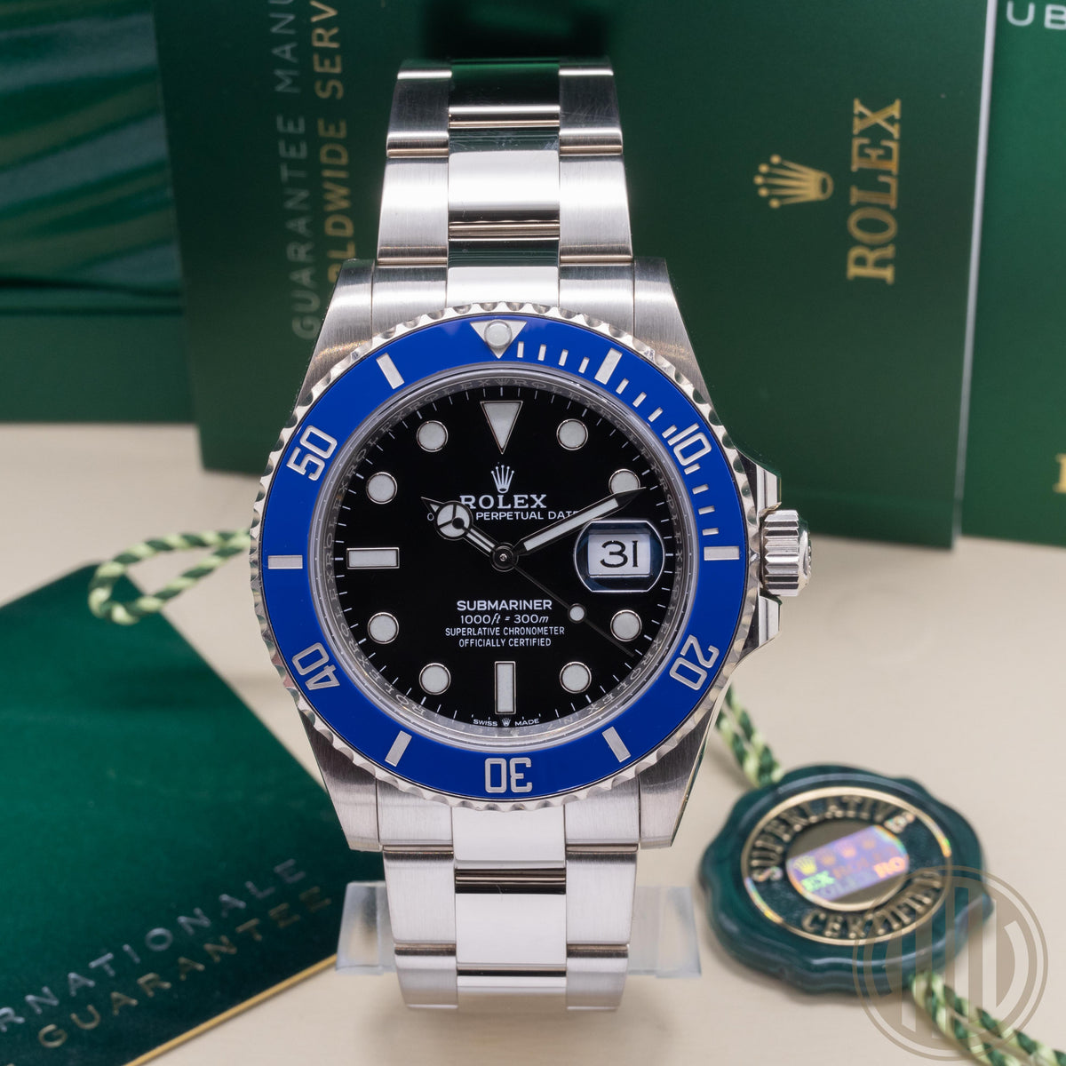 Rolex Submariner Date Smurf-Blue | 750 Whitegold | Box and Papers | 2022 | 126619LB