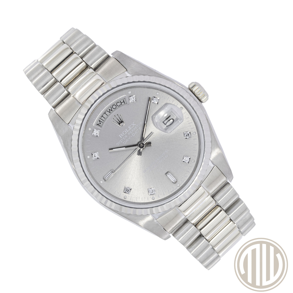 Rolex Day-Date 36 Ghost Dial Diamomd | 18ct Whitegold | Ref: 18039