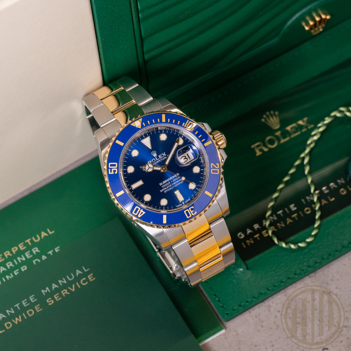 Rolex Submariner Date | Blue Dial | Bicolor | Box and Papers | 2023 | 126613LB