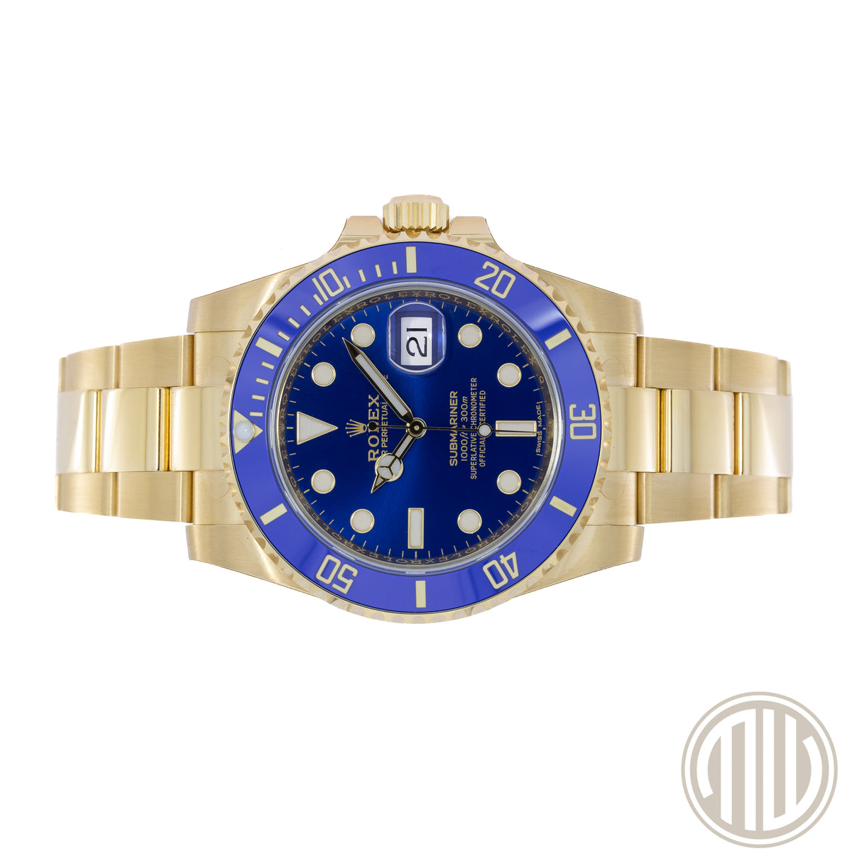 Rolex Submariner Date Blue Dial | Full-Sticker | Lc100 | New | Unworn | Box and Papers | 2019 | 116618LB