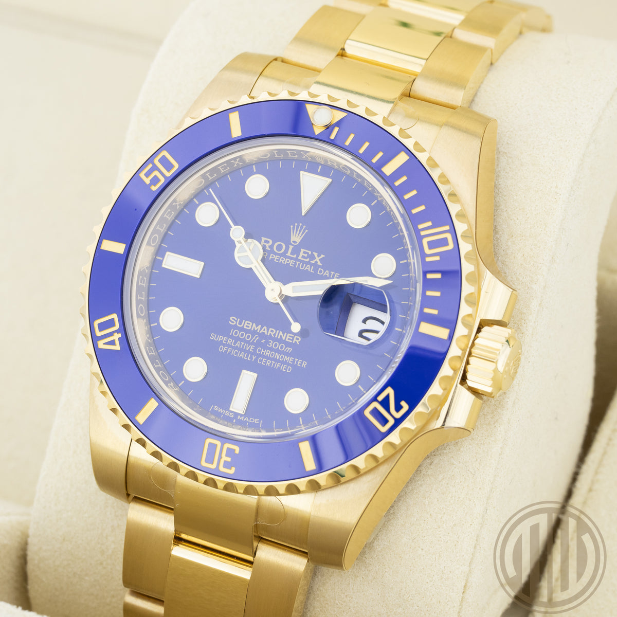 Rolex Submariner Date Blue Dial | Full-Sticker | Lc100 | New | Unworn | Box and Papers | 2019 | 116618LB