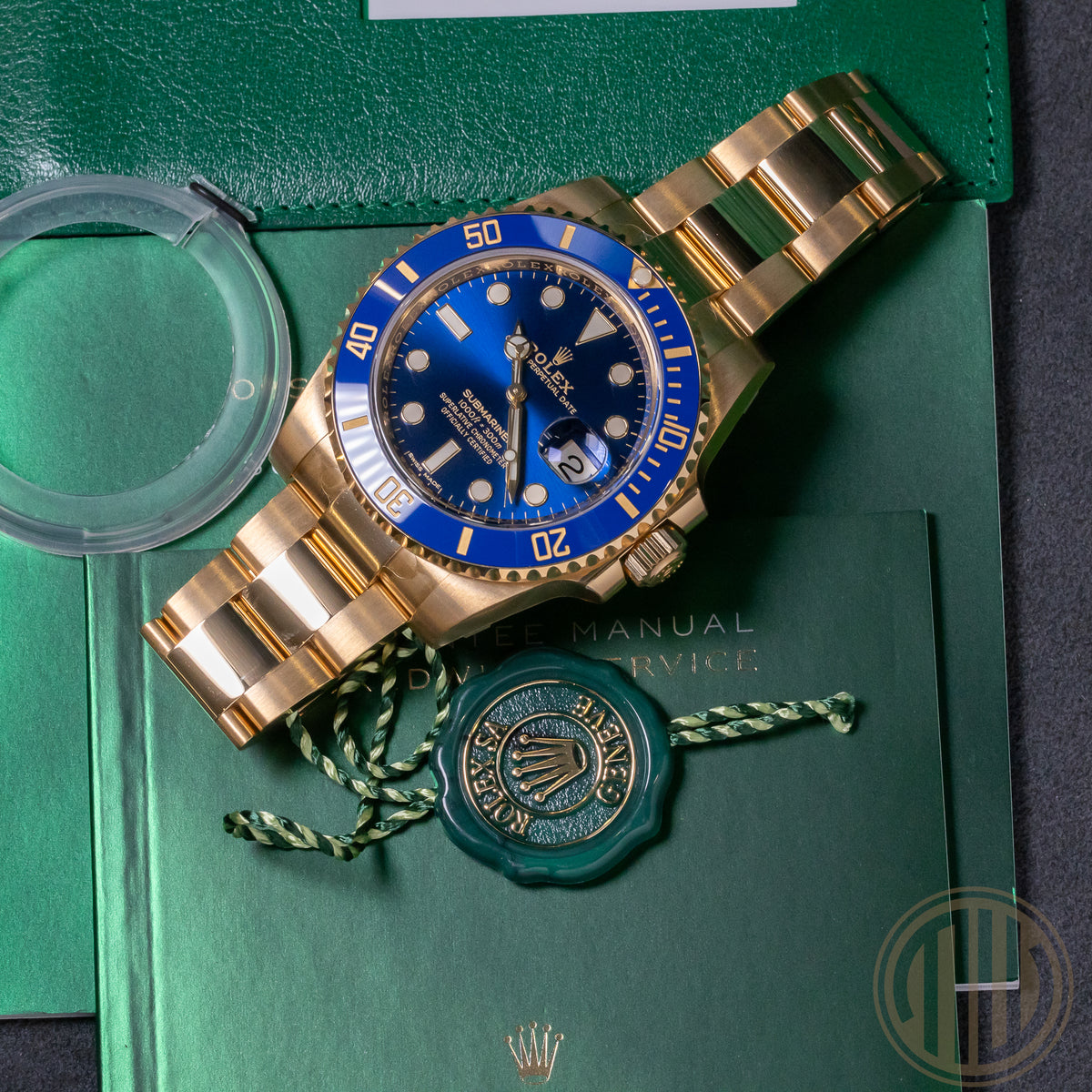 Rolex Submariner Date Blue Dial | Full-Sticker | Lc100 | New | Unworn | Box and Papers | 2019 | 116618LB