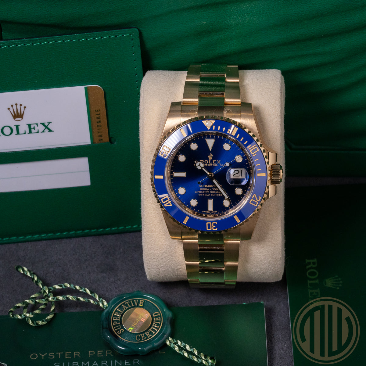 Rolex Submariner Date Full-Sticker Blue Dial | New | Unworn | Lc 100 | Fullset | 2019