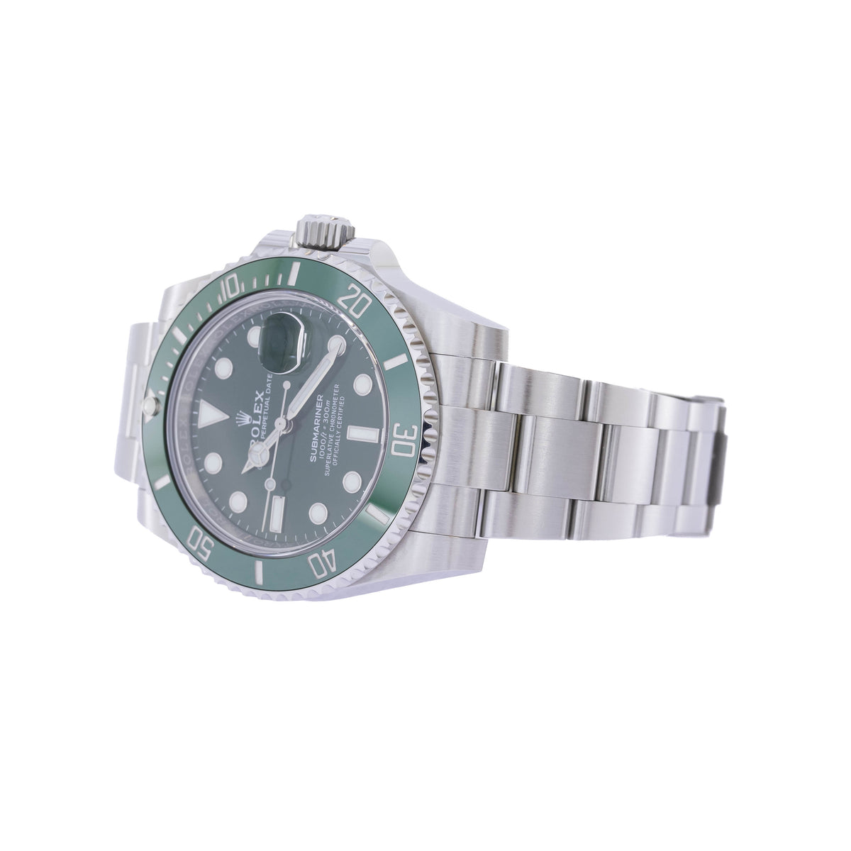 Rolex Submariner Date Hulk | Lc100 | Green Dial | Box and Papers | 2017 | 116610LV