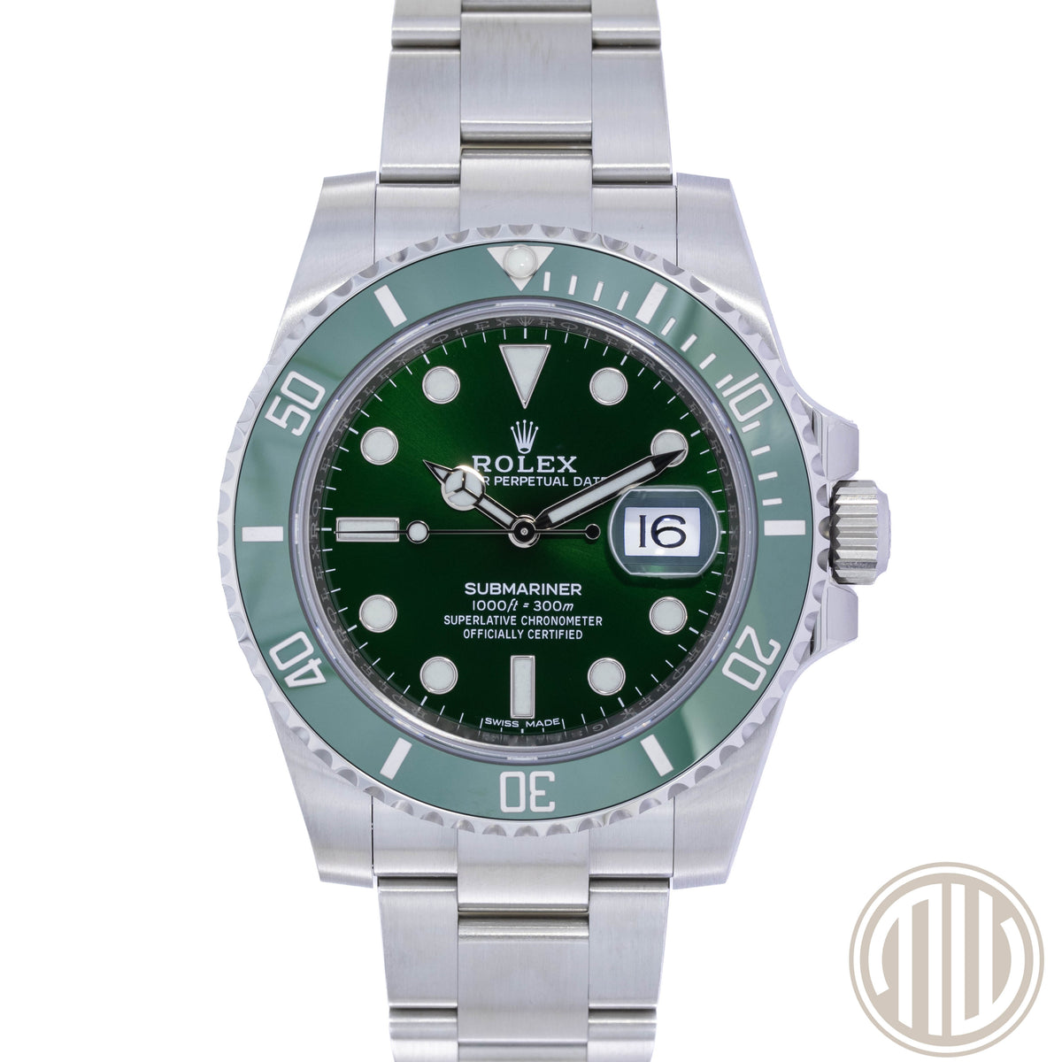 Rolex Submariner Date Hulk | New | Lc100 | Unworn | Box and Papers | 2020