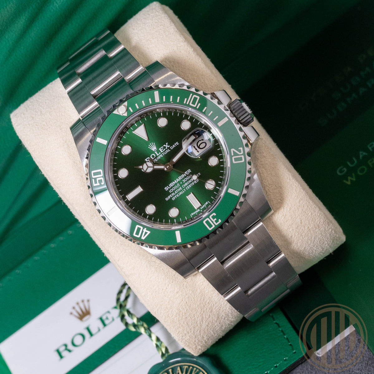Rolex Submariner Date Hulk | New | Lc100 | Unworn | Box and Papers | 2020