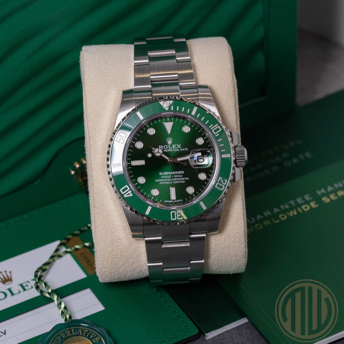 Rolex Submariner Date Hulk | New | Lc100 | Unworn | Box and Papers | 2020