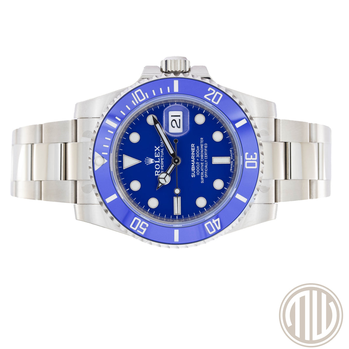 Rolex Submariner Date Full-Sticker | Smurf | New | Unworn | Box and Papers | 2020