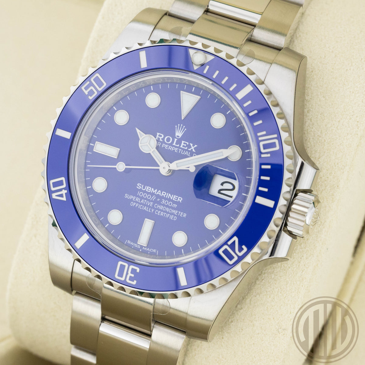 Rolex Submariner Date Full-Sticker | Smurf | New | Unworn | Box and Papers | 2020