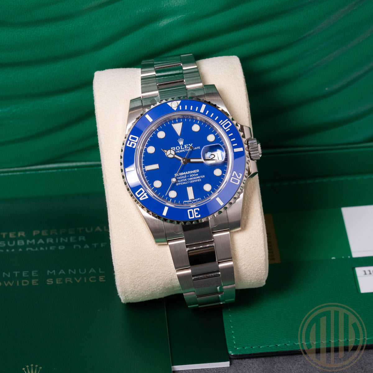 Rolex Submariner Date Full-Sticker | Smurf | New | Unworn | Box and Papers | 2020