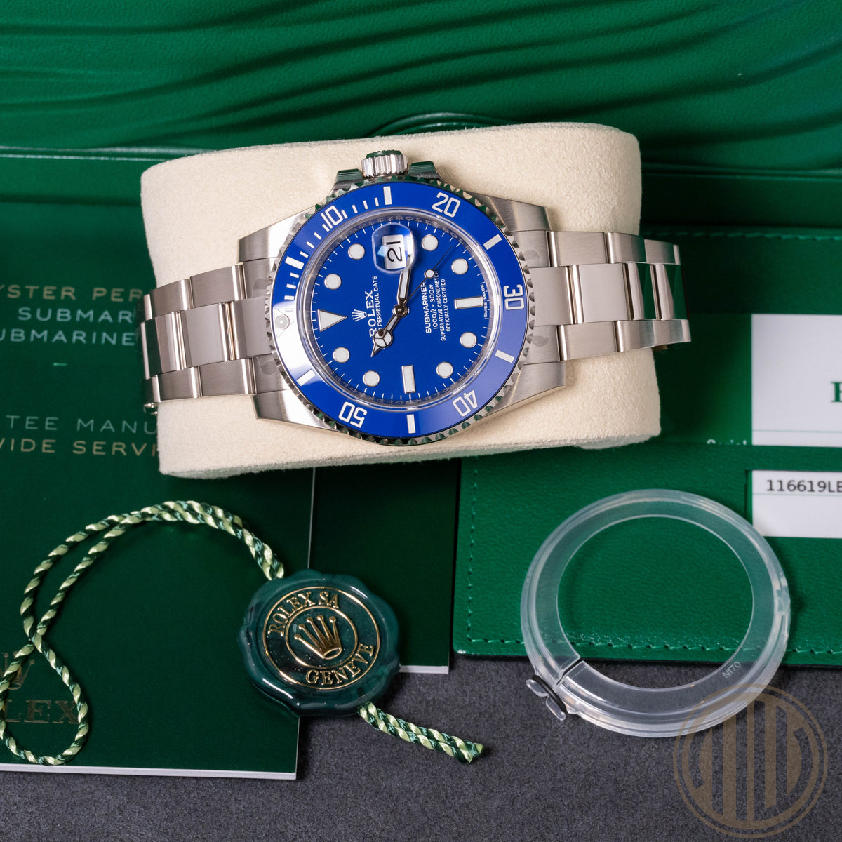 Rolex Submariner Date Full-Sticker | Smurf | New | Unworn | Box and Papers | 2020