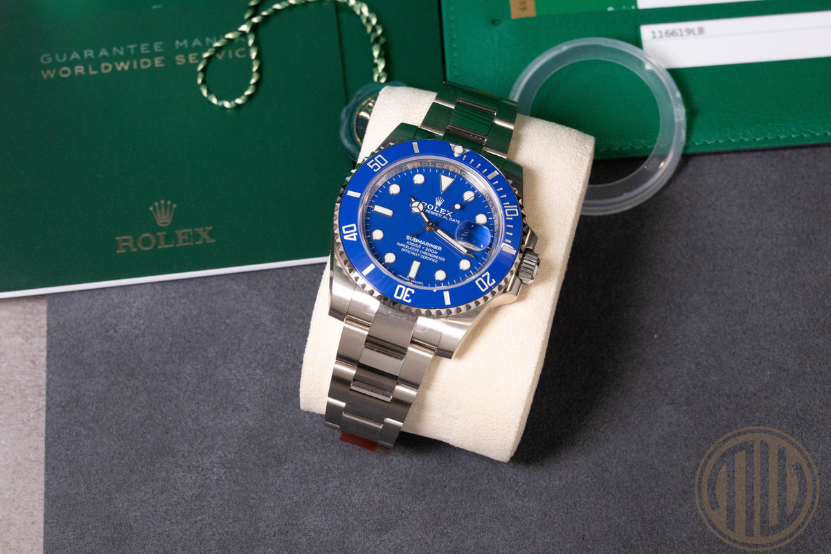 Rolex Submariner Date Full-Sticker | Smurf | New | Unworn | Box and Papers | 2020