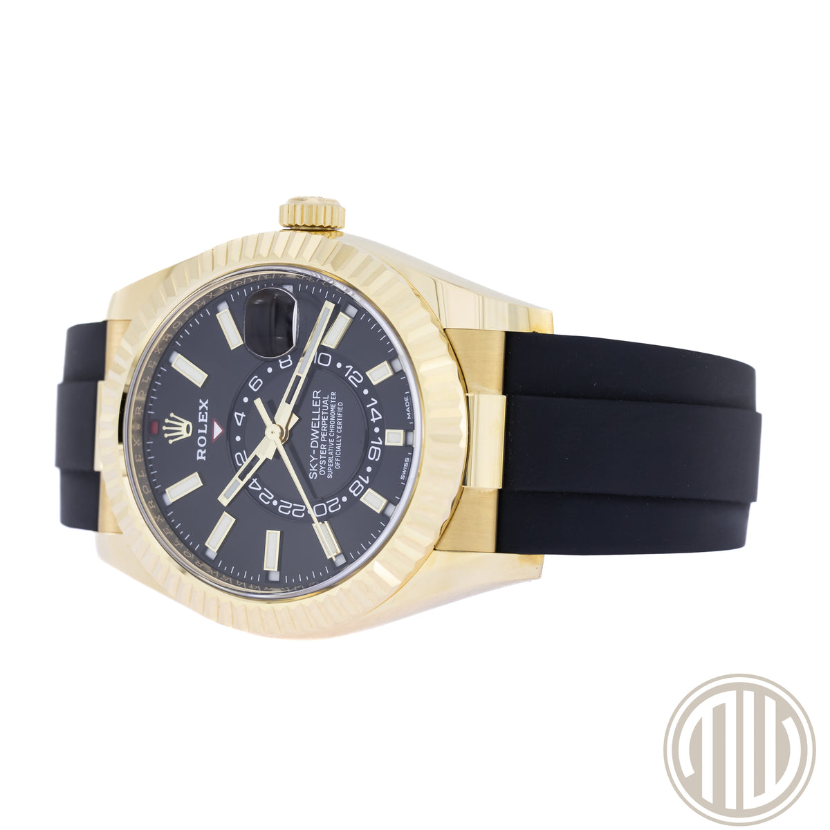 Rolex Sky-Dweller Oysterflex | 18ct Yellowgold | Box and Papers | 2021