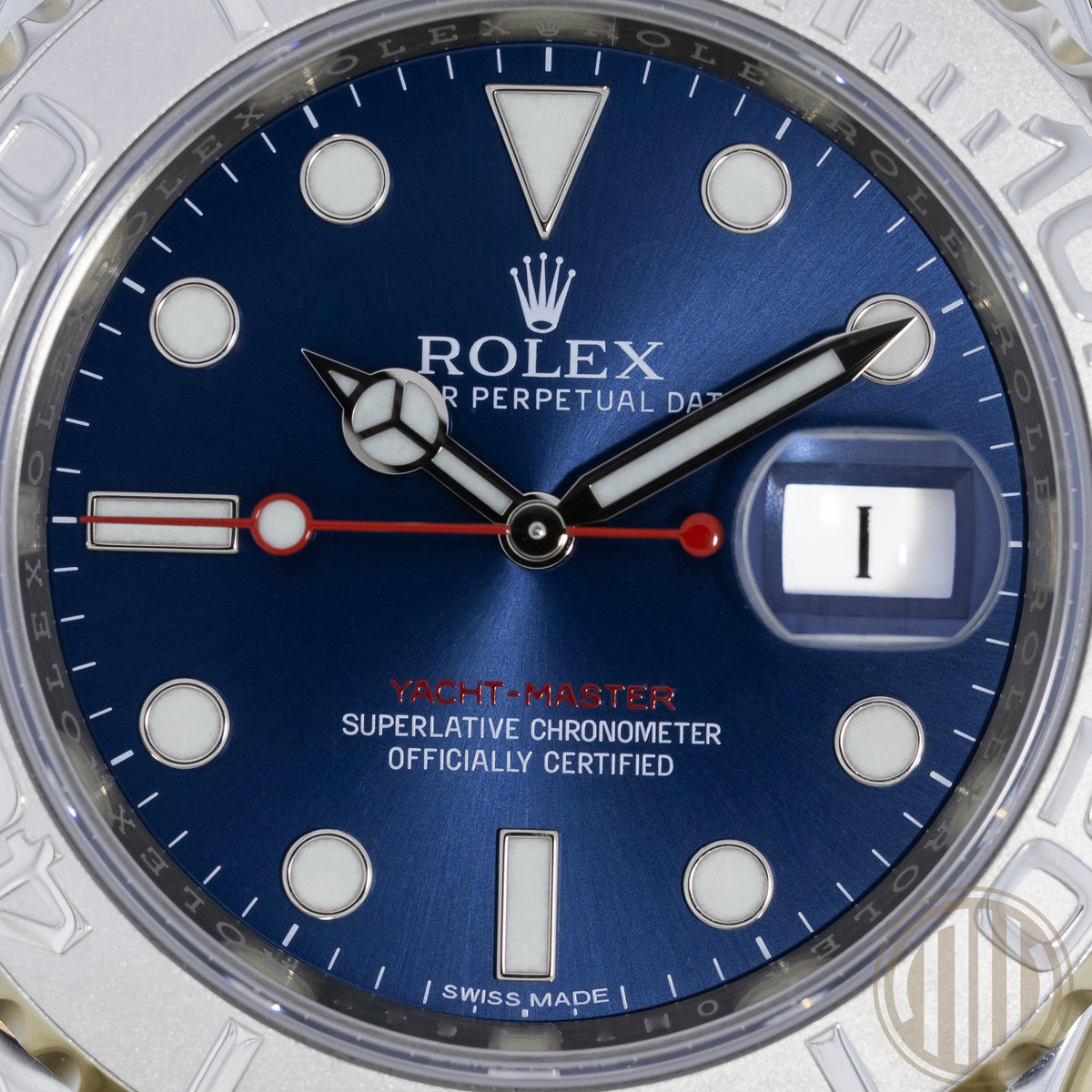 Rolex Yacht-Master 40 Lc100 Blue Dial | Platin Bezel | Box and Papers | 2016 | 16622