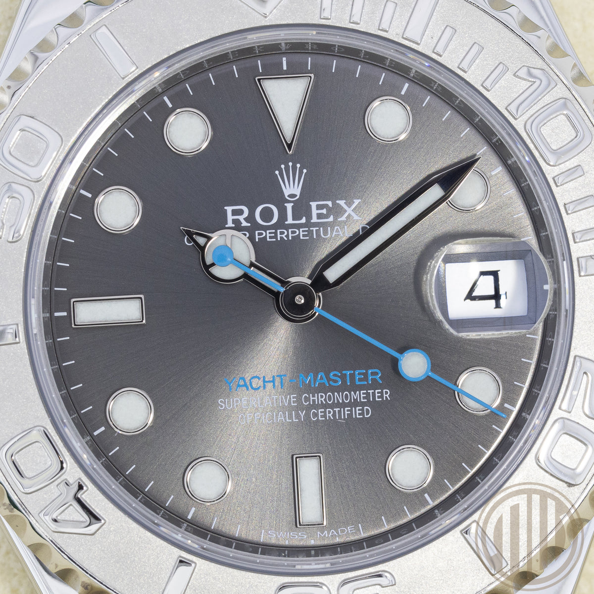 Rolex Yacht-Master 37 Rhodium Dial | Stainless-Steel | Box and Papers | 2017