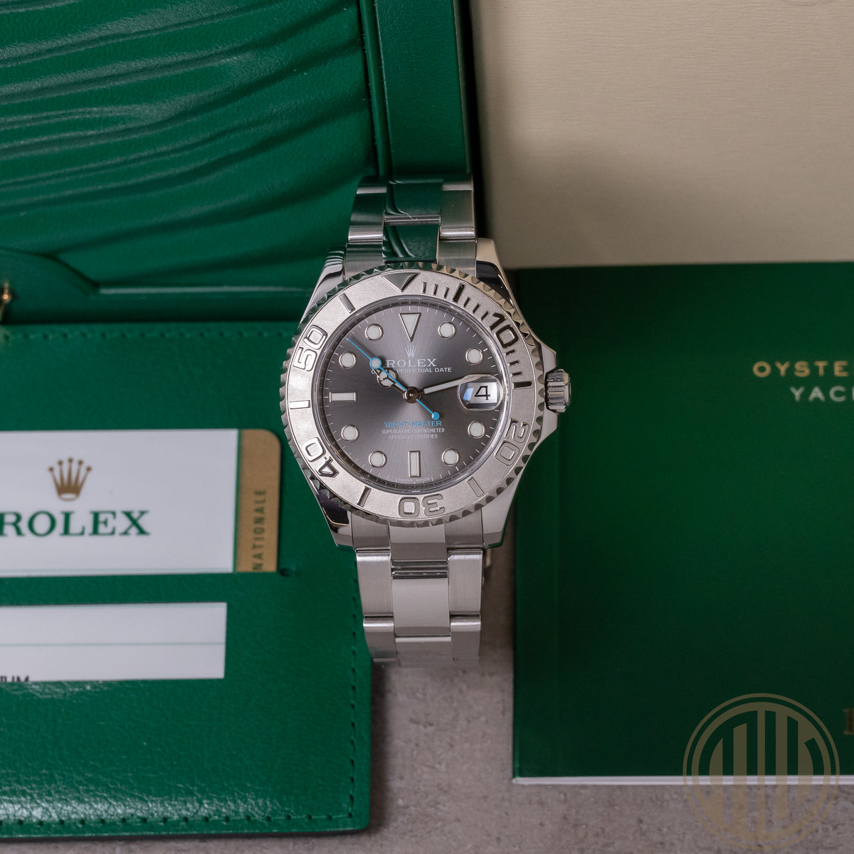 Rolex Yacht-Master 37 Rhodium Dial | Stainless-Steel | Box and Papers | 2017