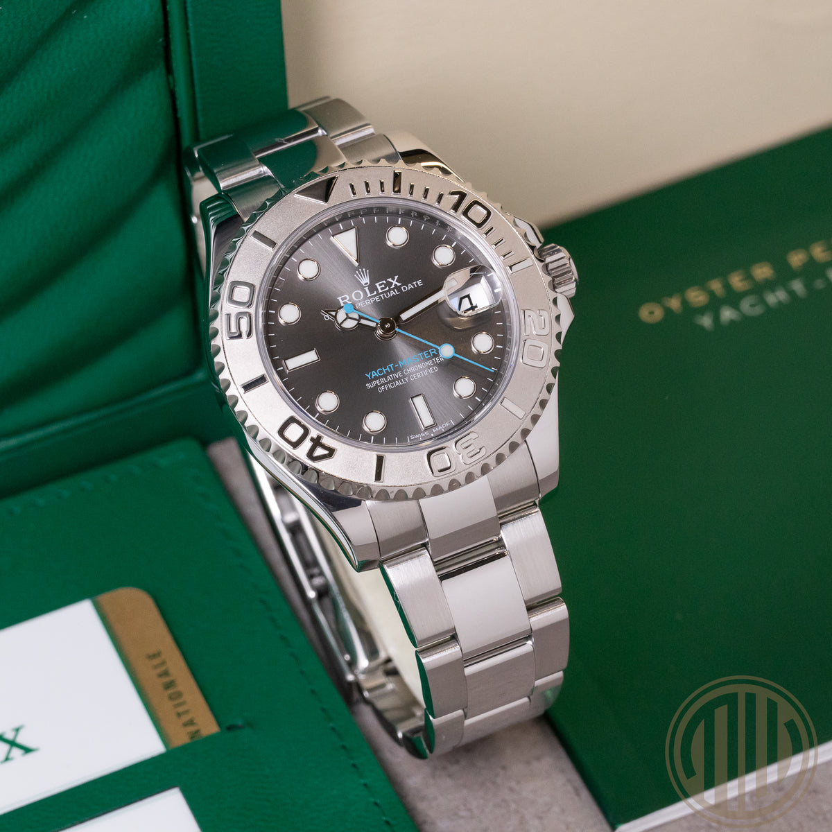 Rolex Yacht-Master 37 Rhodium Dial | Stainless-Steel | Box and Papers | 2017