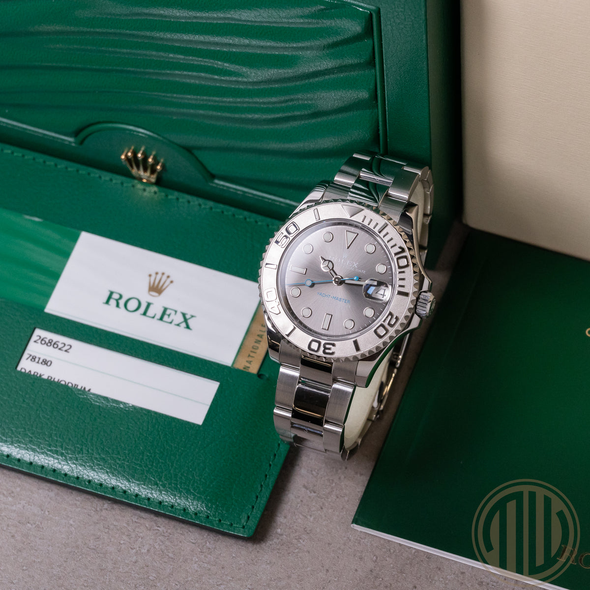 Rolex Yacht-Master 37 Rhodium Dial | Stainless-Steel | Box and Papers | 2017
