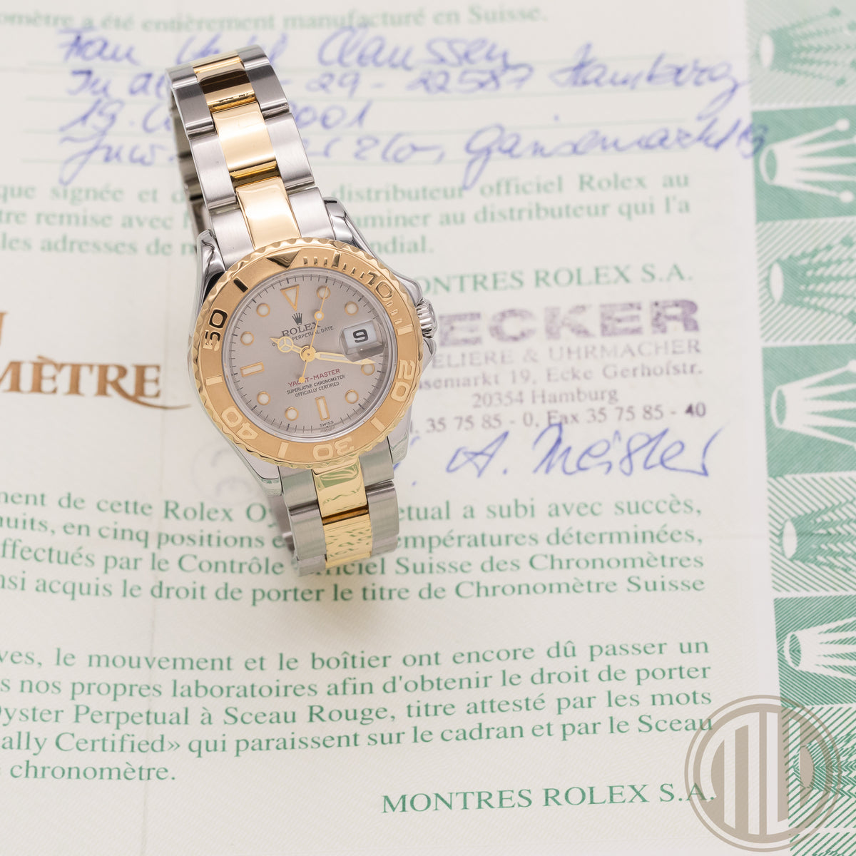 Rolex Yacht-Master Two-Tone | Rhodium Dial | Lc100 | Year: 2001 | 169623