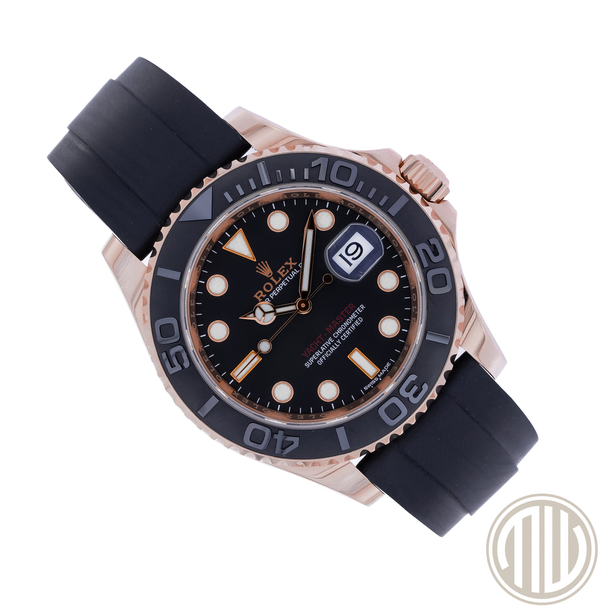 Rolex Yacht-Master 40 Everose | Oysterflex | Lc100 | Box and Papers | 2015