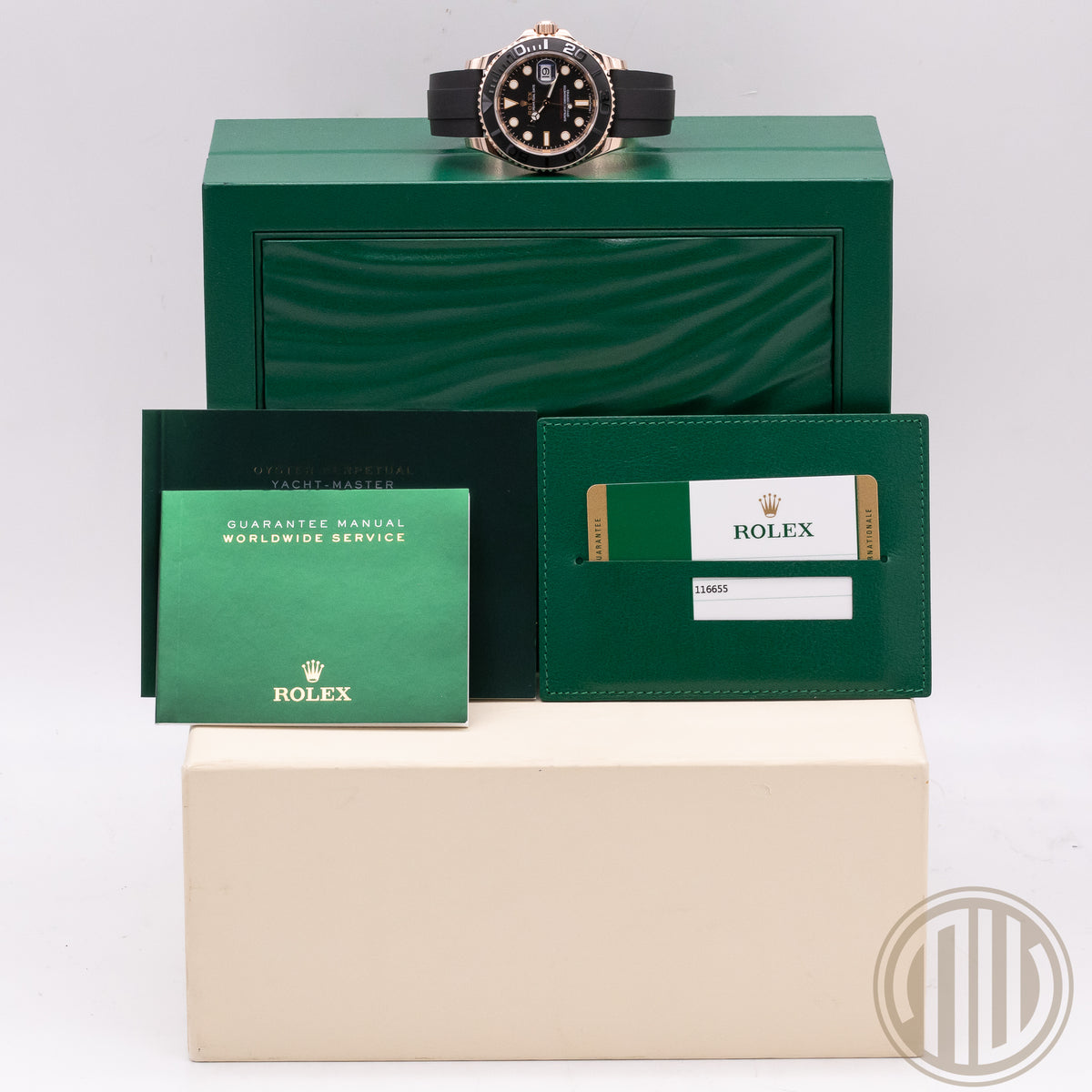 Rolex Yacht-Master 40 Everose | Oysterflex | Lc100 | Box and Papers | 2015