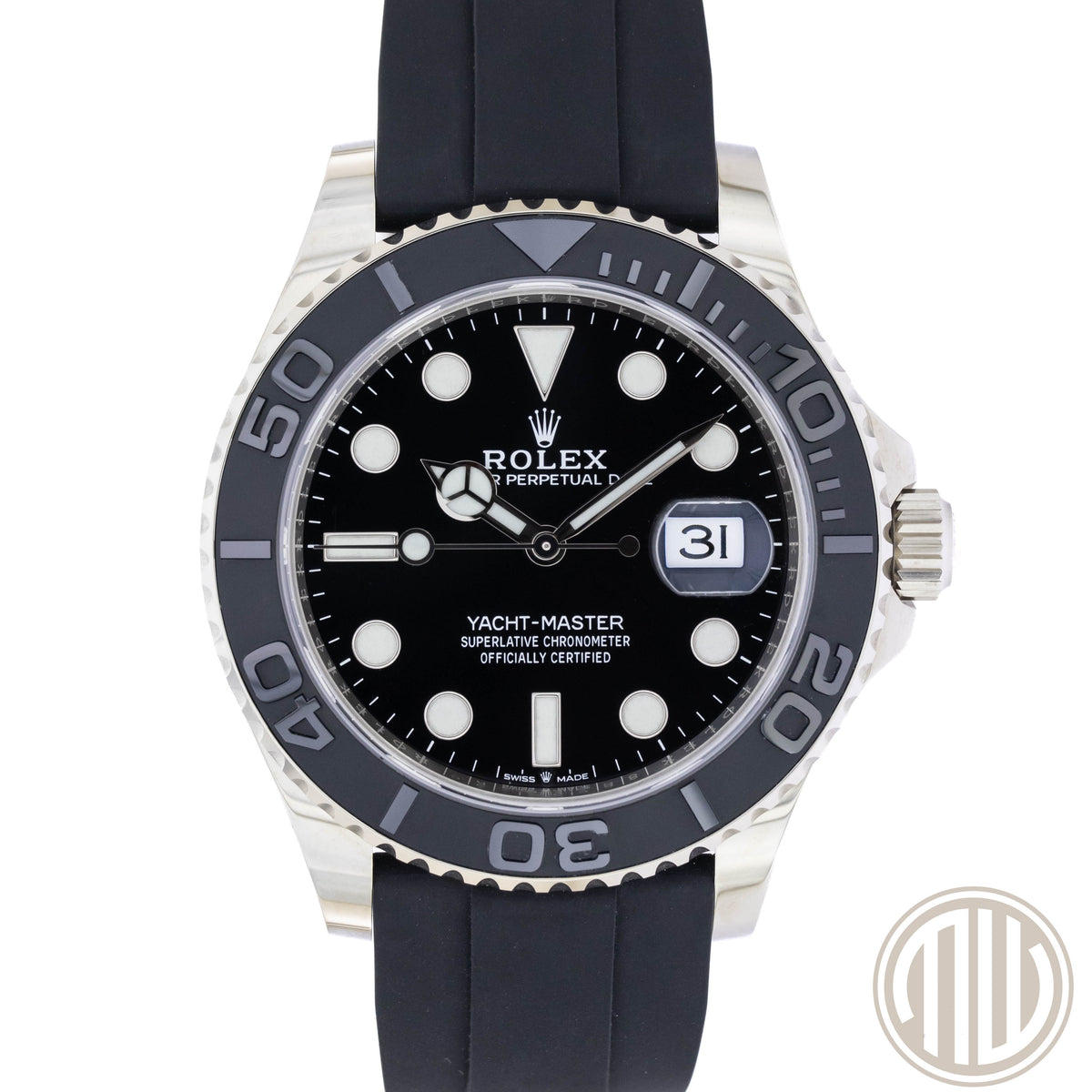 Rolex Yacht-Master 18kt Whitegold | Lc100 | Orig.Invoice | Box and Papers