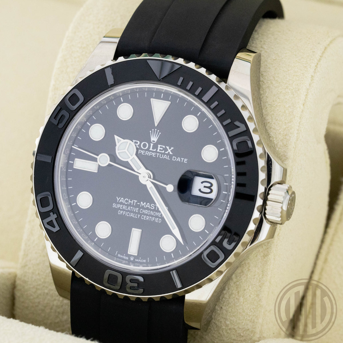 Rolex Yacht-Master 18kt Whitegold | Lc100 | Orig.Invoice | Box and Papers