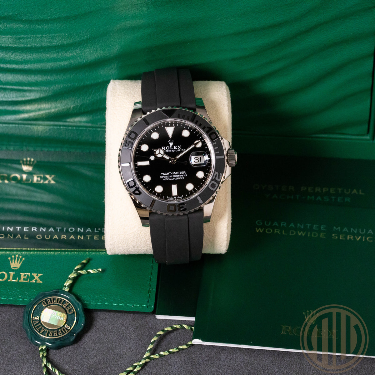 Rolex Yacht-Master 18kt Whitegold | Lc100 | Orig.Invoice | Box and Papers