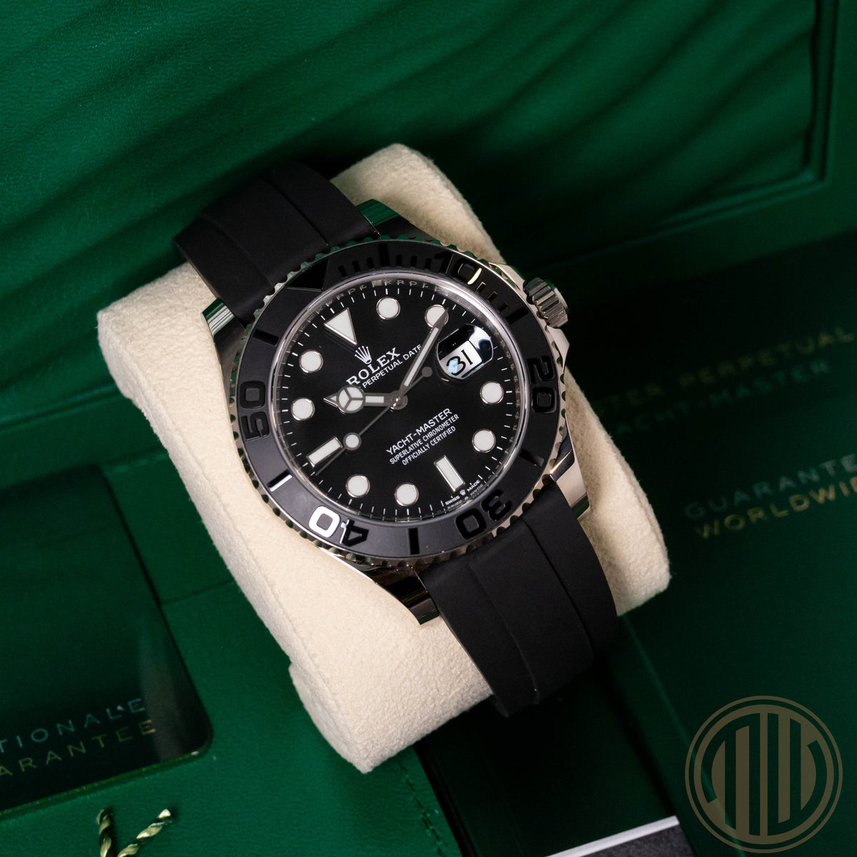 Rolex Yacht-Master 18kt Whitegold | Lc100 | Orig.Invoice | Box and Papers
