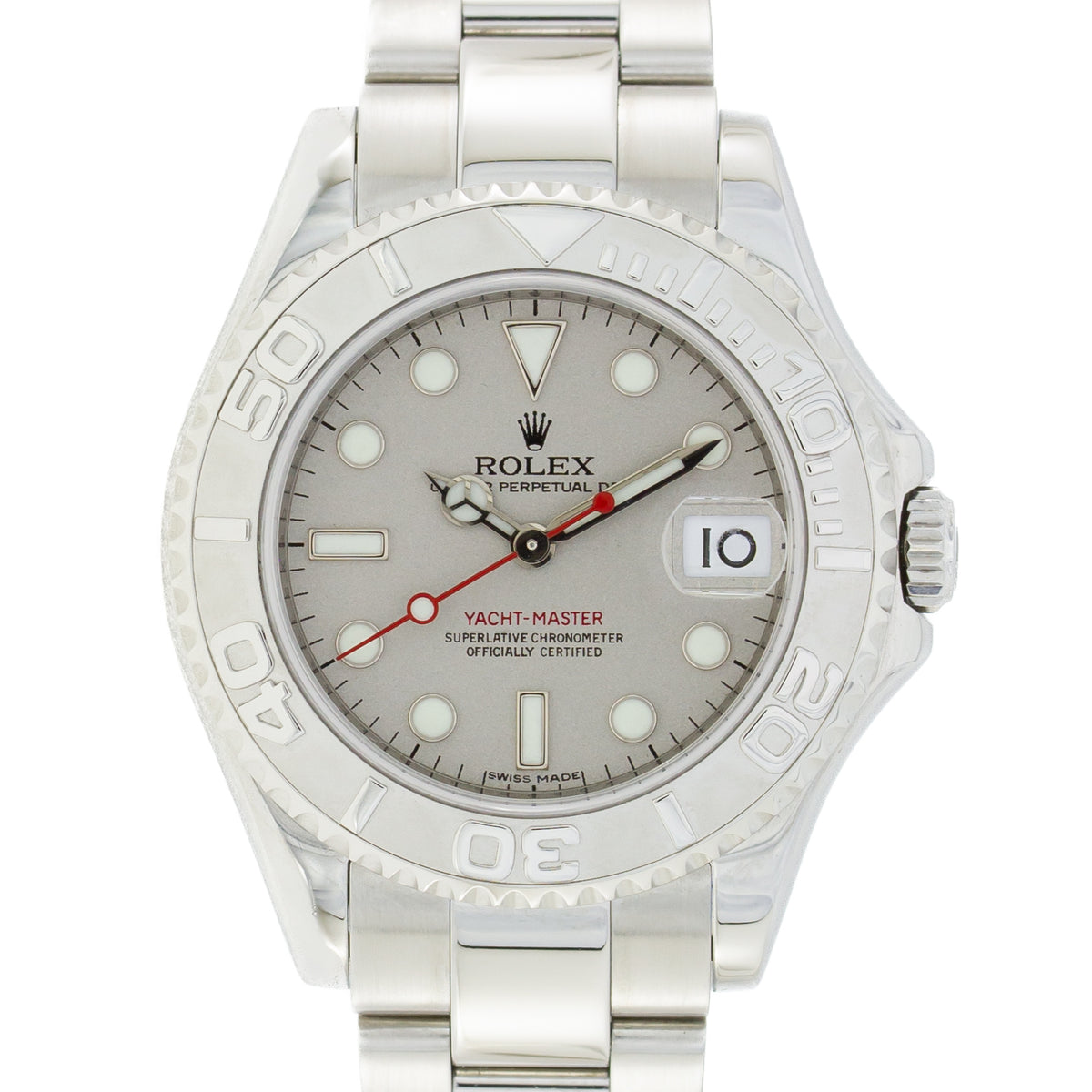 Rolex Yacht-Master Medium | Platin Bezel | 2014