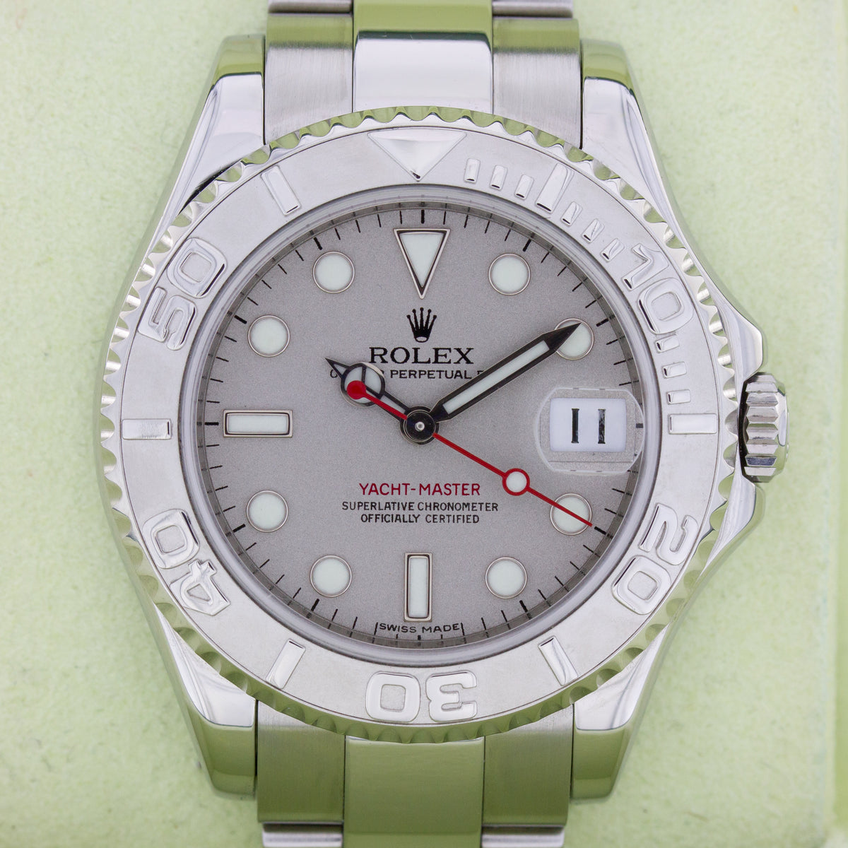 Rolex Yacht-Master Medium | Platin Bezel | 2014