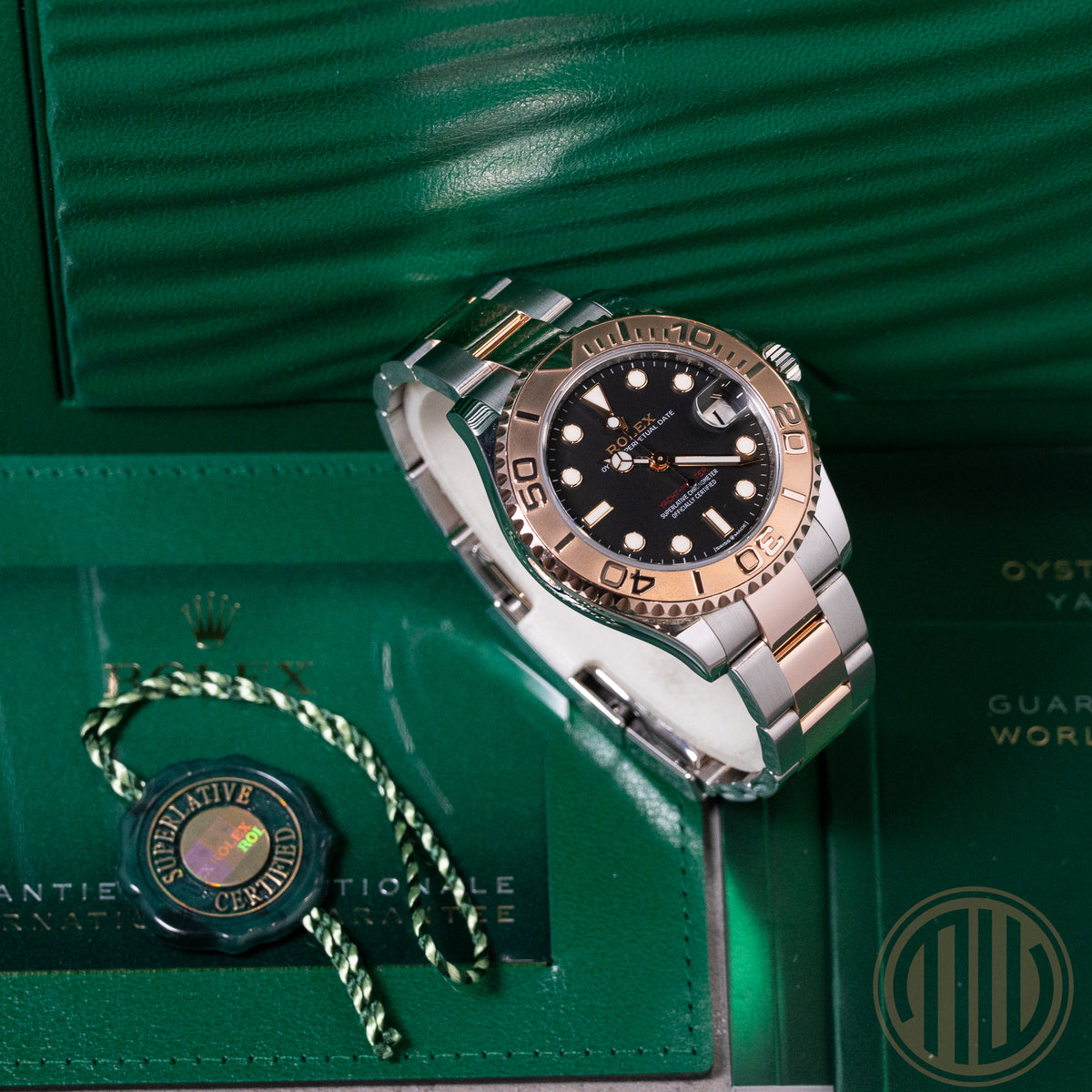 Rolex Yacht-Master 37 Steel / Everose | Lc100 | Orig. Invoice | Box and Papers | 2021