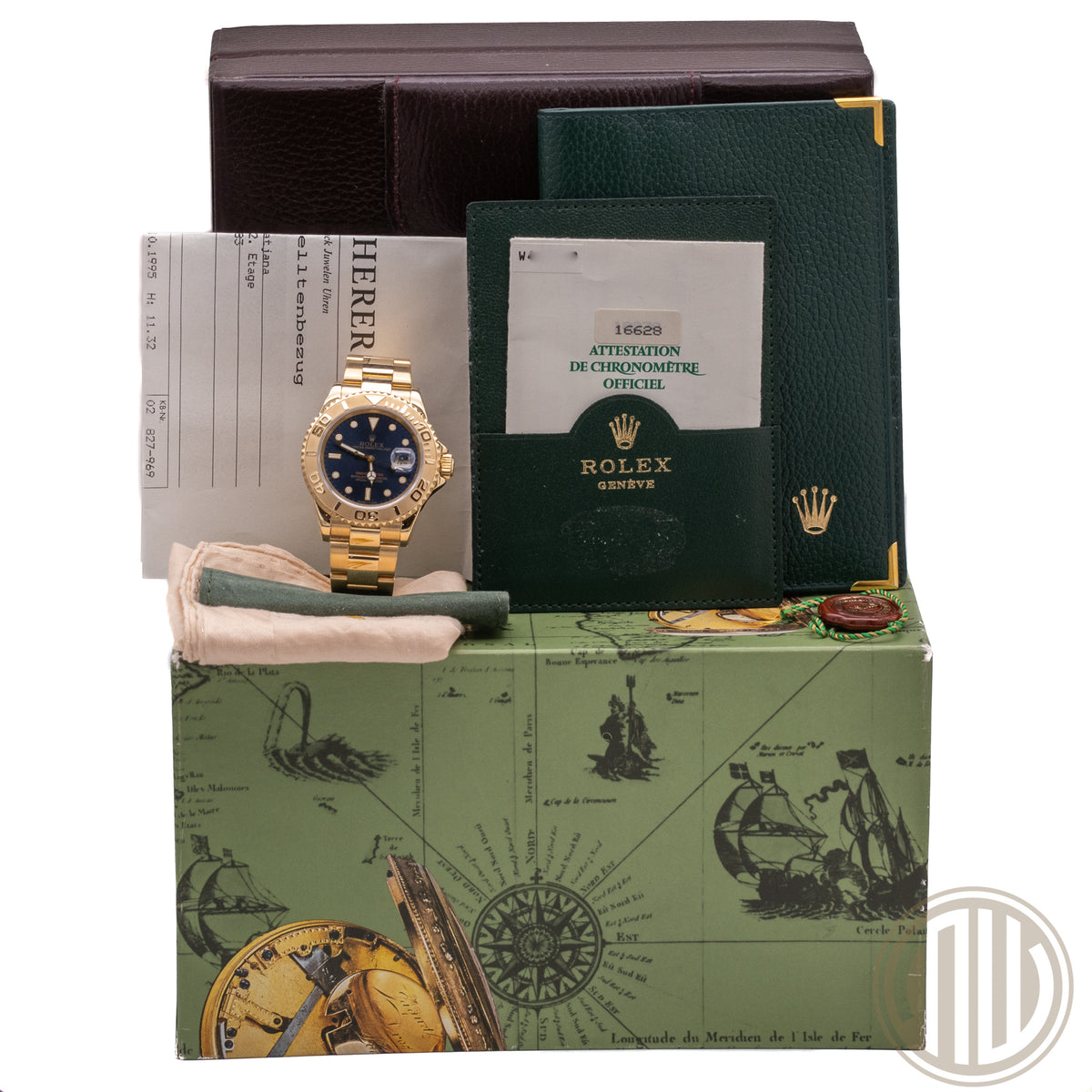 Rolex Yacht-Master 40 W-Serie | Orig.Invoice | Blue Dial | Box and Papers | 1995 | 16628