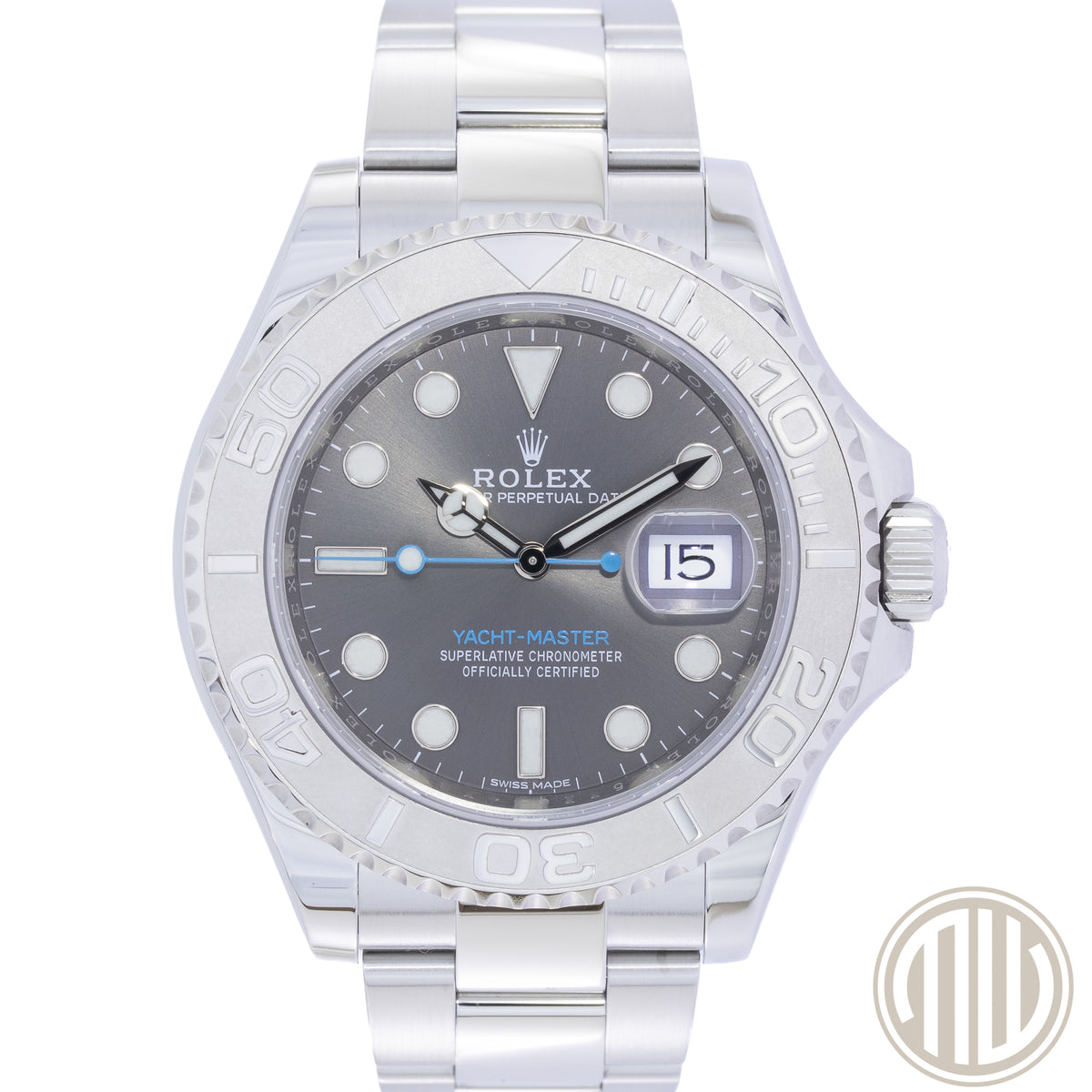 Rolex Yacht-Master 40 Rhodium Dial | Lc100 | Steel | Box and Papers | 2017