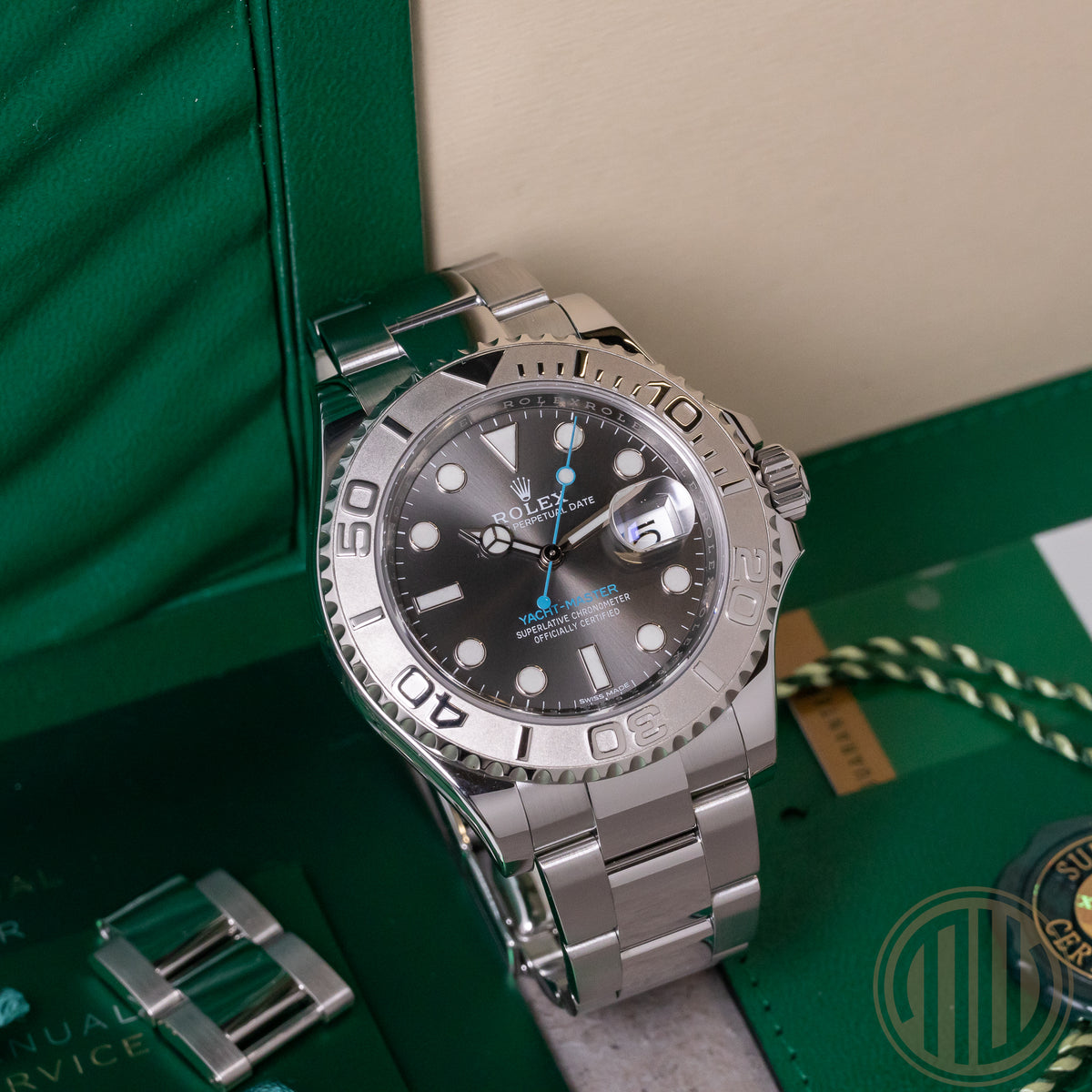 Rolex Yacht-Master 40 Rhodium Dial | Lc100 | Steel | Box and Papers | 2017