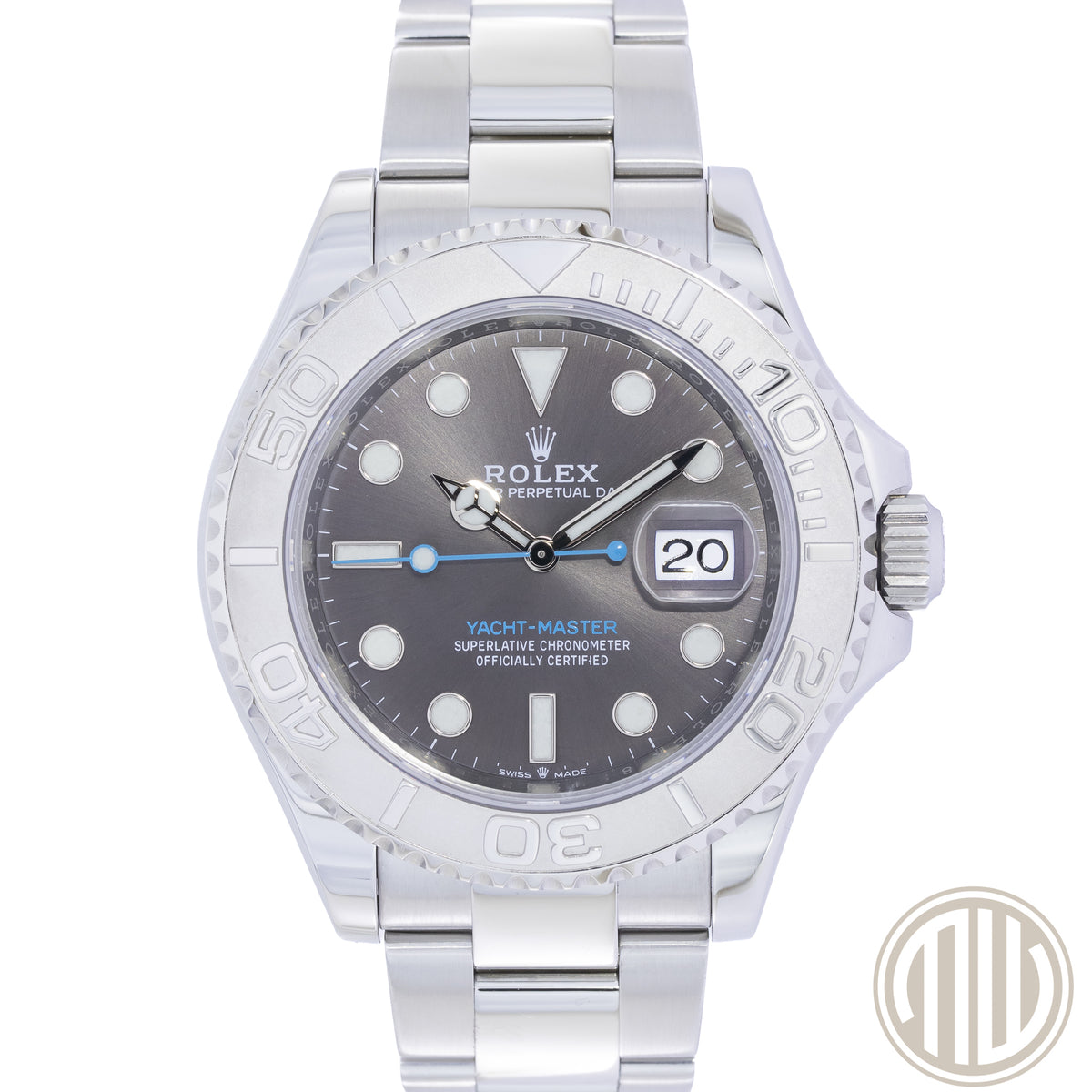 Rolex Yacht-Master 40 Rhodium Dial | Platinum Bezel | Box and Papers | 2021