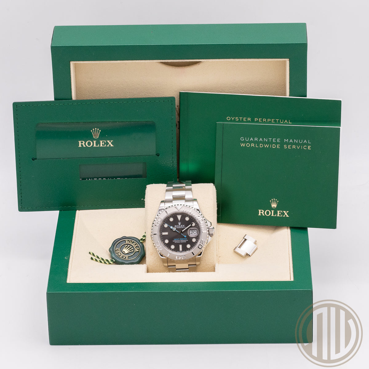 Rolex Yacht-Master 40 Rhodium Dial | Platinum Bezel | Box and Papers | 2021
