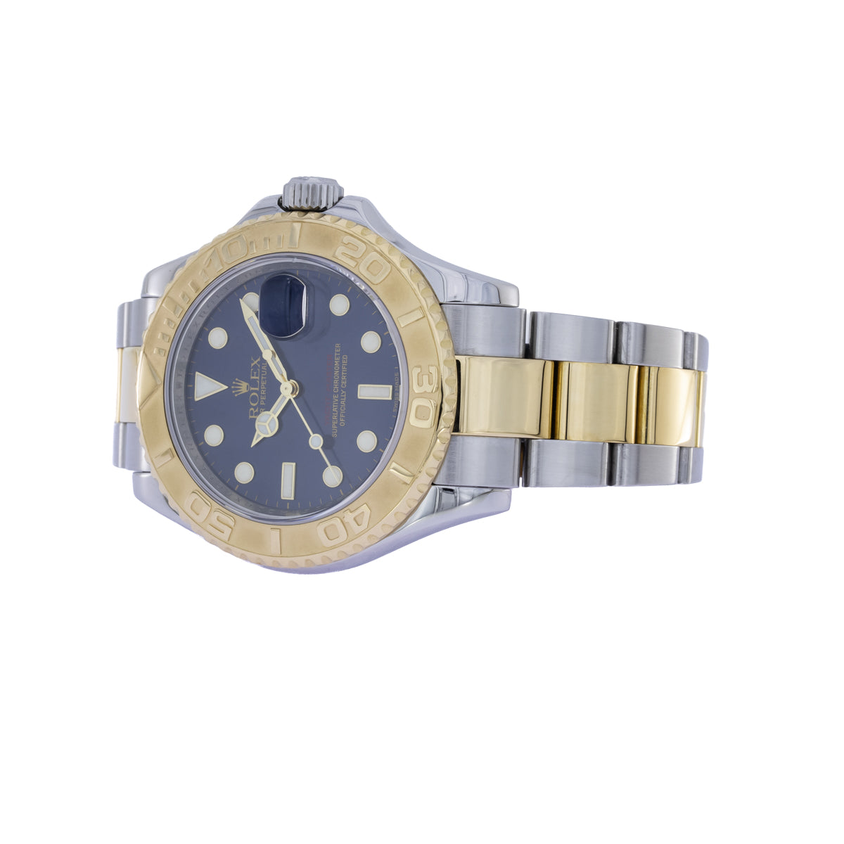 Rolex Yacht-Master 40 Lc100 | Bicolor | Blue Sundust Dial | Box and Papers | 2015 | 16623