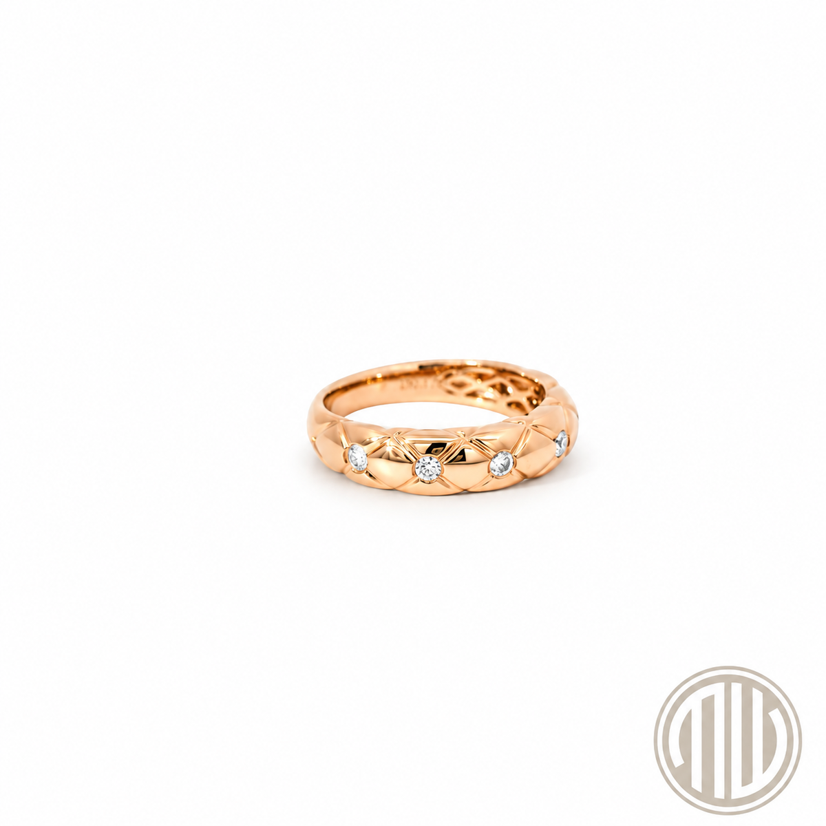 Diamant Ring 750 Roségold 0.17ct