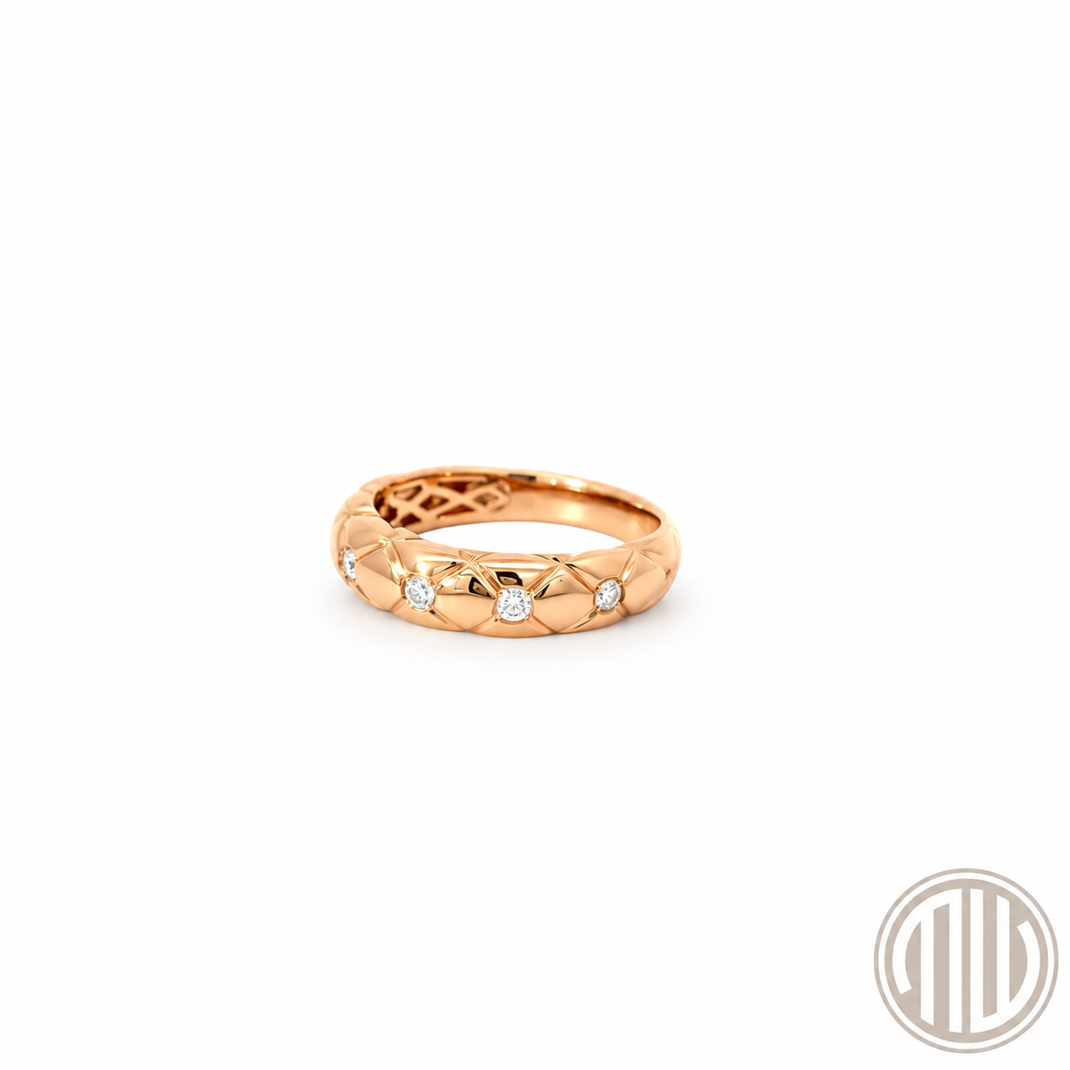 Diamant Ring 750 Roségold 0.17ct
