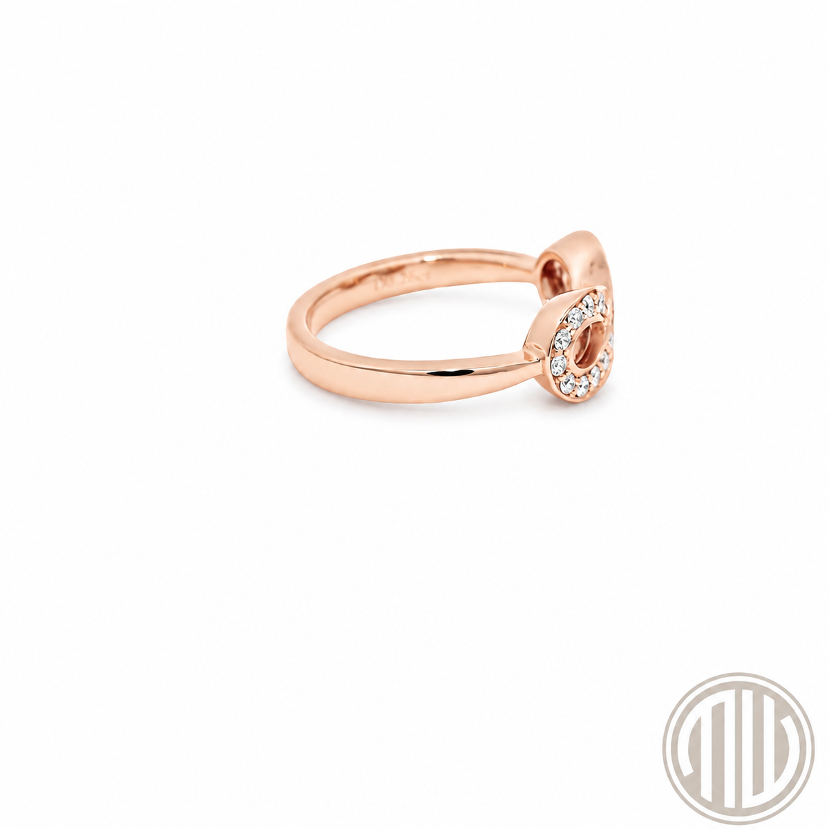 Diamant Ring "Infinity" 750 Rosègold / 0.26ct / TW/VS