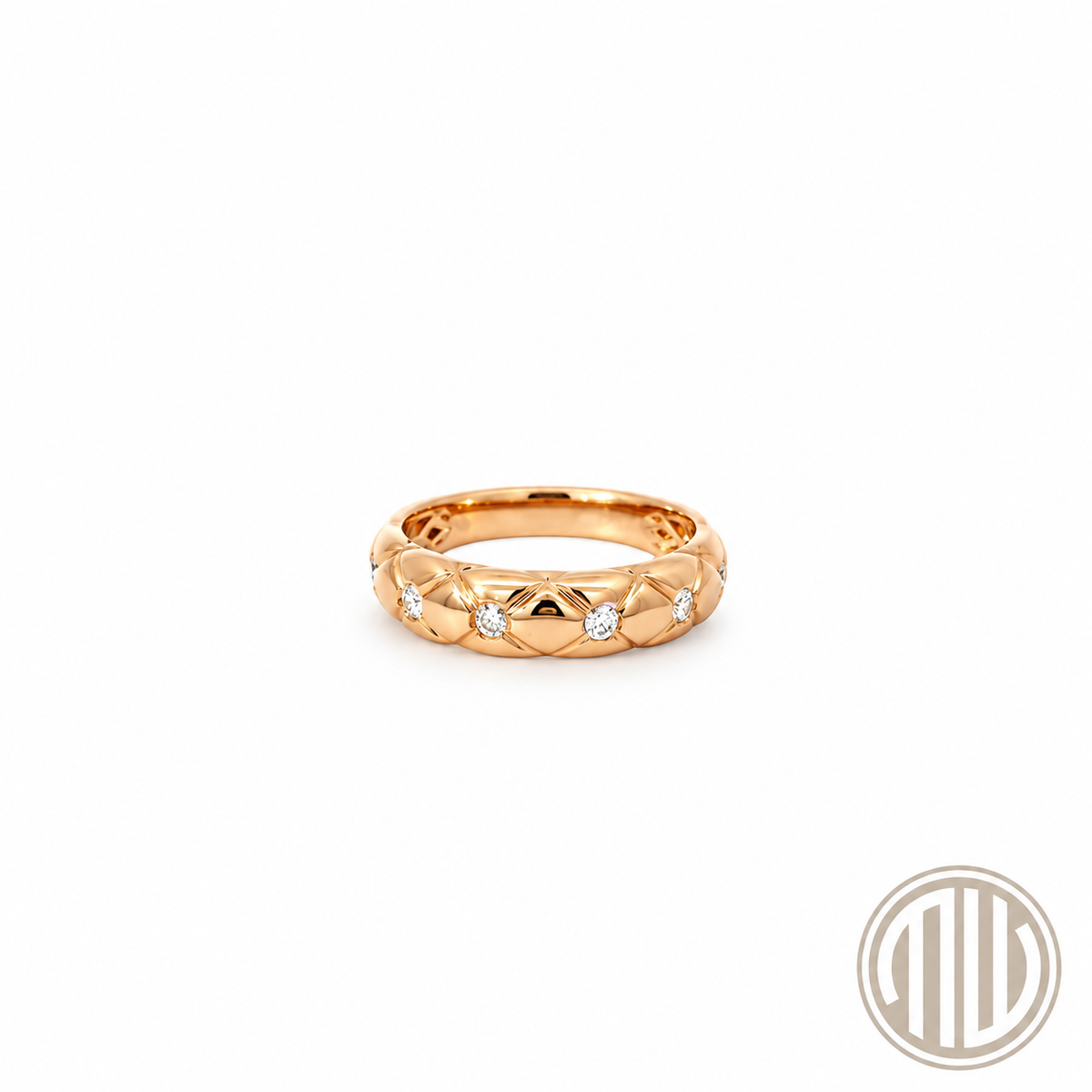 Diamant Ring 750 Roségold 0.17ct