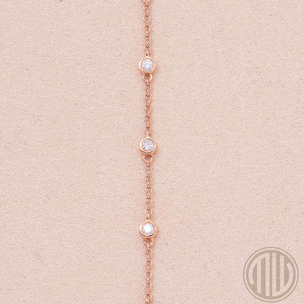 Diamant Armband 750 Roségold 0.37ct