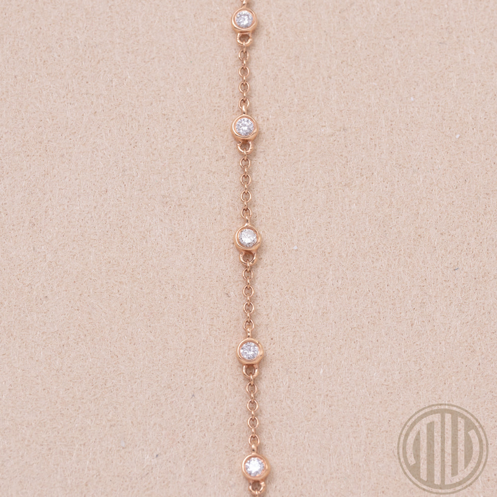 Diamant Armband 750 Roségold 0.37ct