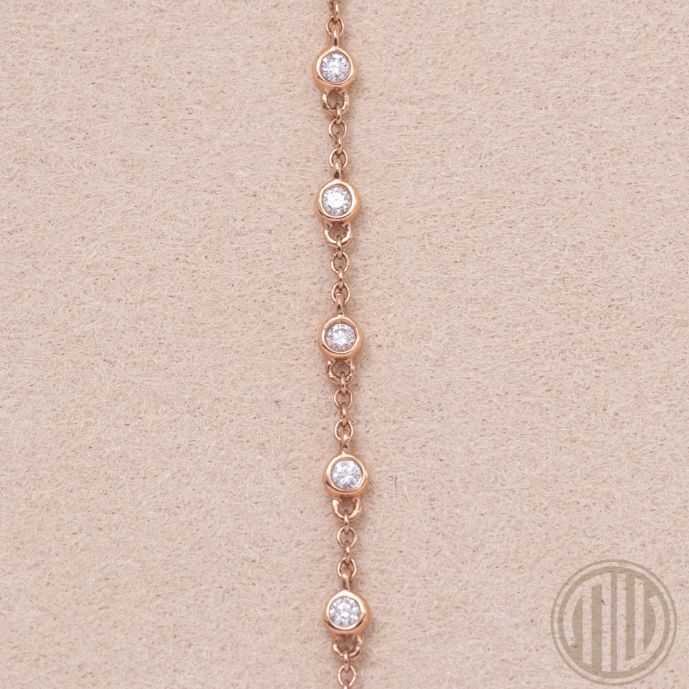 Diamant Armband 750 Roségold 0.38ct