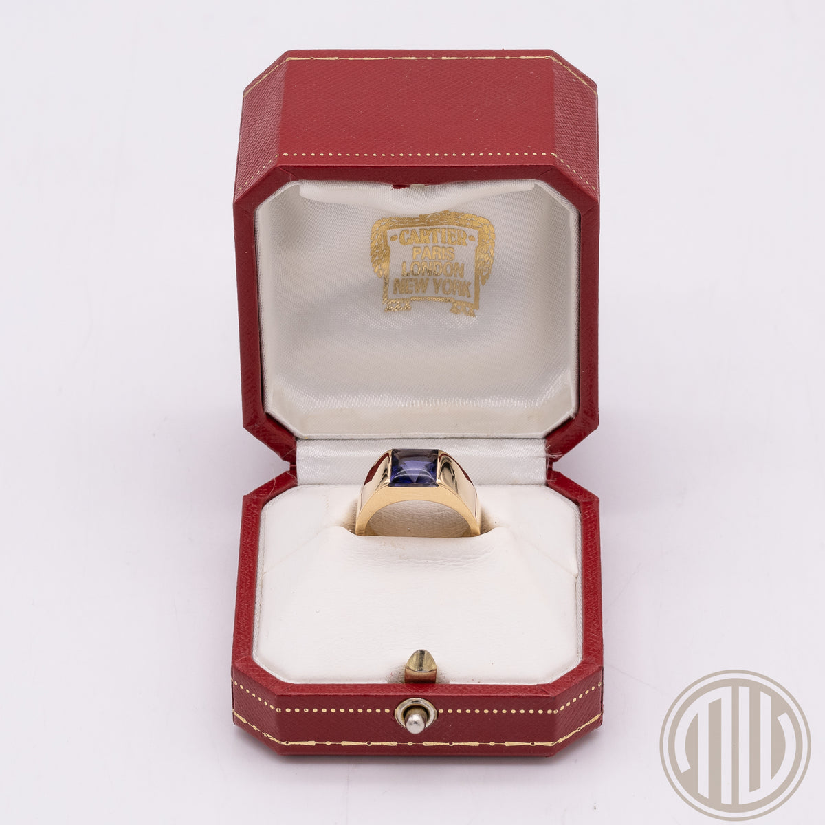 Cartier Tank Ring 750 Gelbgold | Amethyst