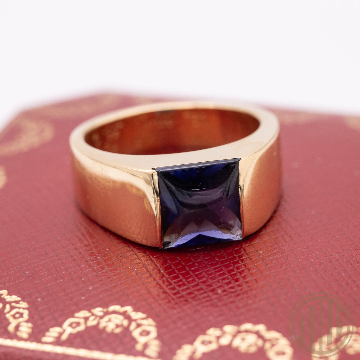 Cartier Tank Ring 750 Gelbgold | Amethyst