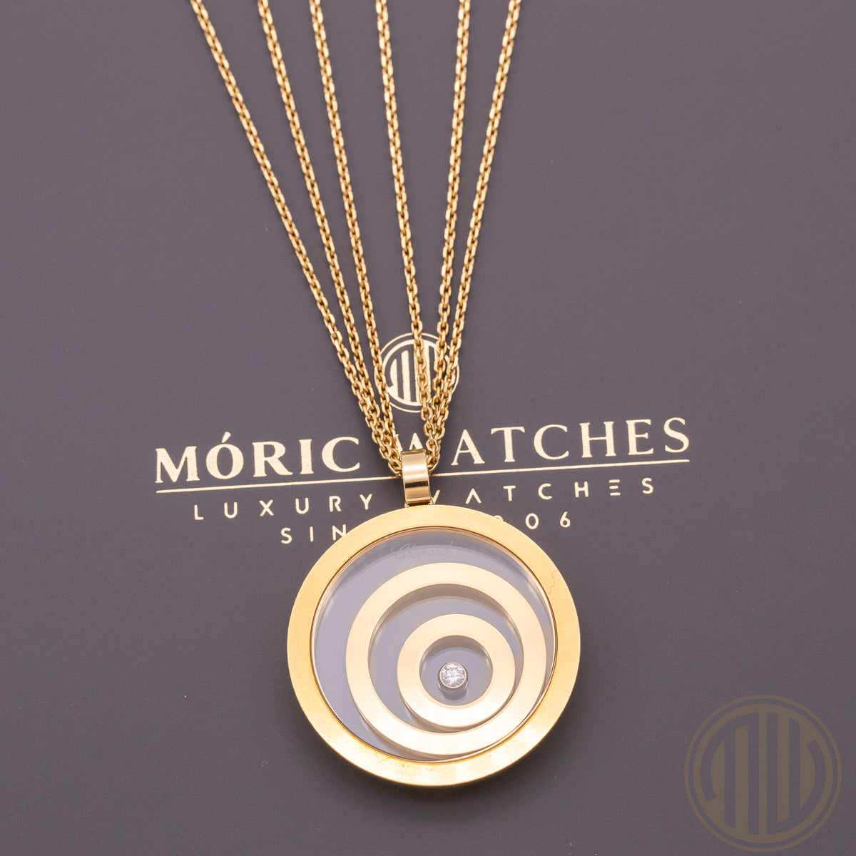 Chopard HAPPY SPIRIT Halskette 750 Gelbgold