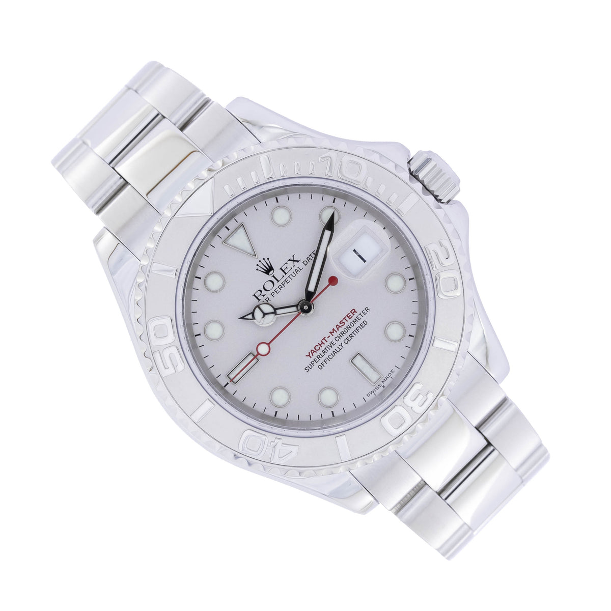 Rolex Yacht-Master 40 Rolesium | Platin Bezel | Box and Papers | 2003 | 16622